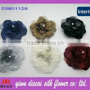Party Occasion and Decorative Flowers Type Artificial Flower Brooches thumbnail-1