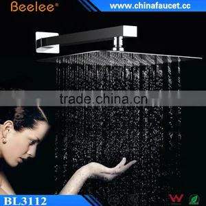 Water Saving Head Shower Bathroom Waterfall Ultra Thin Shower Head thumbnail-1