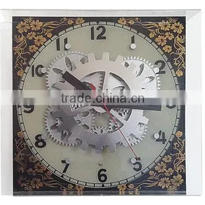 Retro Moving-gear Wall Clock, Decorative Clock thumbnail-1