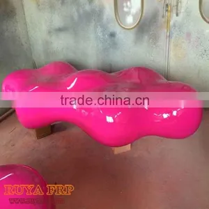 2.6M Outdoor Chair Fiberglass Furniture RUYA Manufacturer Leisure Design Resin Lounge thumbnail-1