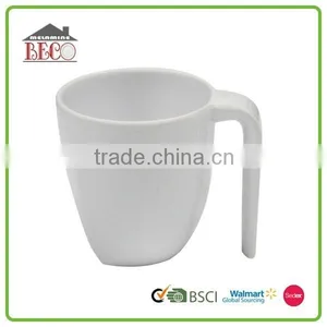 Good Design Anti Broken White Plastic Melamine Juice Cup With Handle thumbnail-1