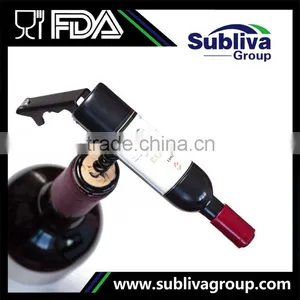Professional Bottle Shape Corkscrew Metal Wine Opener thumbnail-2
