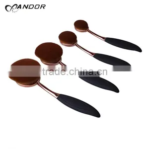 2016 Oval Rose Gold Professional Andor Makeup Brush thumbnail-3