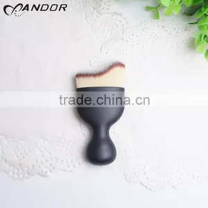 Soft Brush Hair Black Handle Colored Mini Concealer Brush thumbnail-2