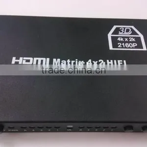 Hdmi Matrix 4x2 With Spdif Audio thumbnail-1