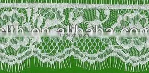 Nylon Lace Trim in Rolls 47mm Pattern thumbnail-1