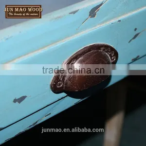 Plywood And Multilayer Design Writing Desk Antique With Three Drawers thumbnail-6