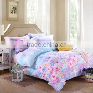 2015 Fashion Rose Flower Comfortable Chinese 100% Natural Cotton Bedding Set/fitted Sheet thumbnail-4