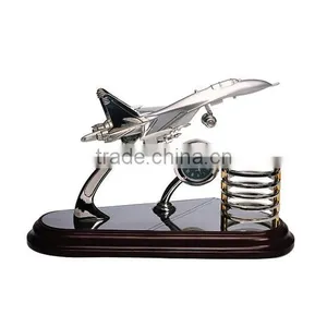 Wholesale Cheap Zinc Alloy Airplane Models With Wooden Base for Gift/souvenir thumbnail-2