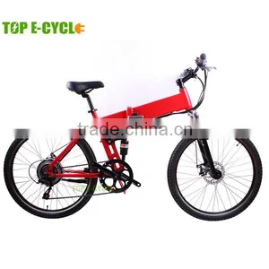 OEM Brand EN15194 26" Sport New Model Mountain 26Inch Full Suspension Electric Mountain Bike thumbnail-1
