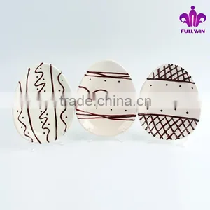 Egg Shape Personalized Porcelain Plates White Porcelain Plate thumbnail-4