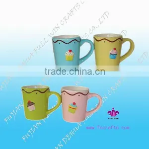 Handpainted Ceramic Cupcake Mug thumbnail-1