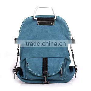 2016 Fashionable Backpack Canvas School Backpack Girl's Day Backpack thumbnail-1