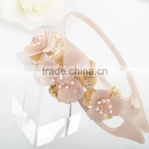 Wholesale Fancy Flower Hair Accessories Hot Sale Headband Fashion Hairband for Women thumbnail-1