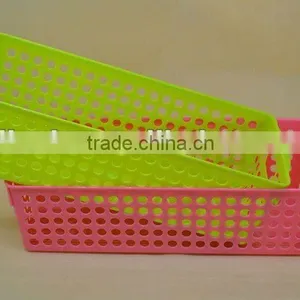 Plastic Storage Basket, Rectangle-shaped Basket (S) thumbnail-1