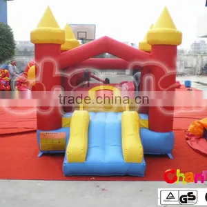 Red Castle Inflatable Nylon Bouncy Bouncer thumbnail-1