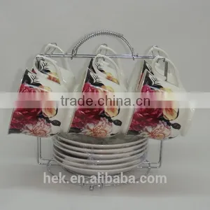 Hot Selling Elegant Colored Cup and Saucer thumbnail-6