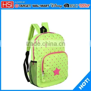 Stationery Wholesale Apple Green School Bag Canvas thumbnail-1