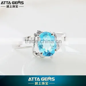 Natural Gemstones Pure S925 Silver Ring Design thumbnail-1