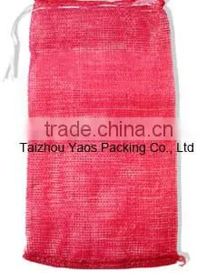 PP Tubular Mesh Bag Vegetables Onion Circular Drawstring Tubular Bag thumbnail-1