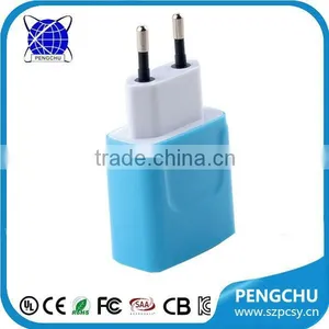 Wholesale Mini Usb Wall Charger 5v 2.4a 2ports for Mobile Phone thumbnail-1