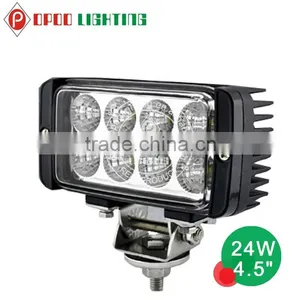Top Quality 4.5" Rectangle Offroad 24W Led Work Light thumbnail-1