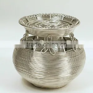 Handmade Stainless Flower Vase thumbnail-1