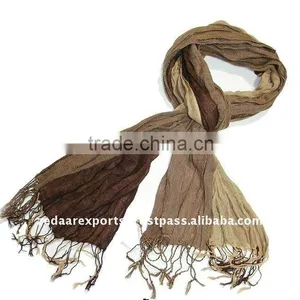 Cotton Crinkle Scarf thumbnail-1