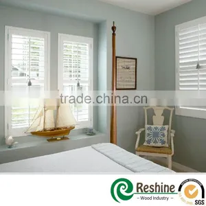 Vinyl Fauxwood Interior Plantation Window Shutter thumbnail-6