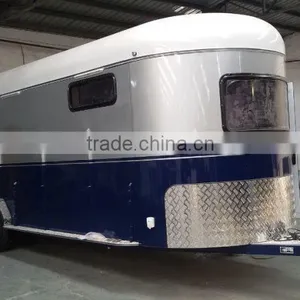 2 Horse Trailer Angle Float Camper Trailer thumbnail-1