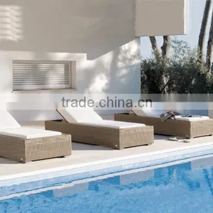 New Patio Sunbed Wicker thumbnail-1
