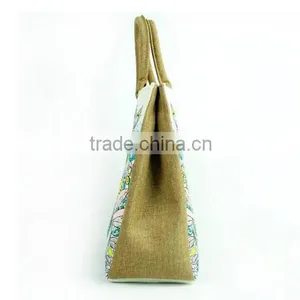 Wholesaler Heavy Duty Canvas Tote Crochet Bag With Art Printing thumbnail-3
