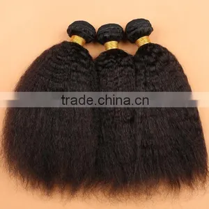 Top Quality Mongolian Straight Weave Yaki Straight Human Hair Weave thumbnail-1
