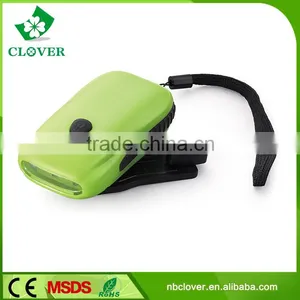 High Brightness 3 Led Dynamo Mini Hand Crank Torch Light thumbnail-1