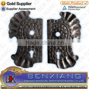 Decorated Wrought Iron Components,wrought Iron Gate Plate With Hole thumbnail-1