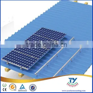 Pitched Roof Solar Panel Mounting Structures for Metal Roof thumbnail-1