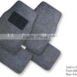Universal Anti-slip Front & Rear Car Truck SUV Carpet Car Mat thumbnail-2