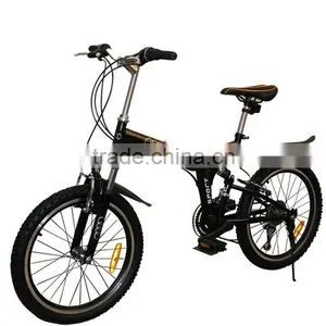 Folding Bicycles 20-Inch Dual-Suspension Mountain Bike 14 Shift To Learn To Drive a Bike Three Color Options thumbnail-2