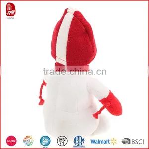 Wholesale Custom Plush Toys Lovely Christmas Snowman to Send Their Children thumbnail-3