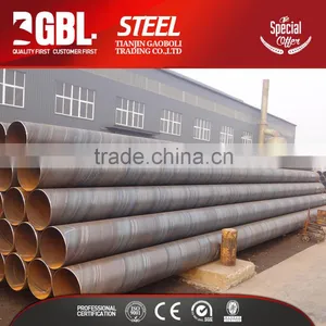 Best Price Welded Spiral Steel Tubing/ERW WELDED Carbon Black Ms Pipe Price Per Kg thumbnail-1