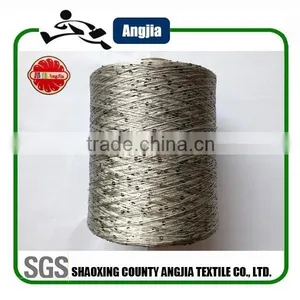 China Fancy Yarn Fishnet Yarn With Sequin for Knitting Scarf thumbnail-3