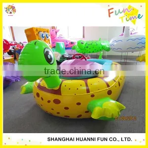 2015 Wholesale Water Motorized Electric Kids Bumper Boat With Turtle Tube Price thumbnail-2