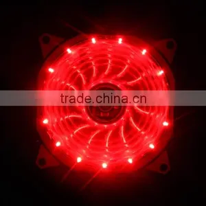 Computer Fan,CoolCox 120x120x25mm LED Axial Fan,12025 PC Case Cooling Fan, Chassis Fan,Sleeve or Hydraulic Bearing thumbnail-4