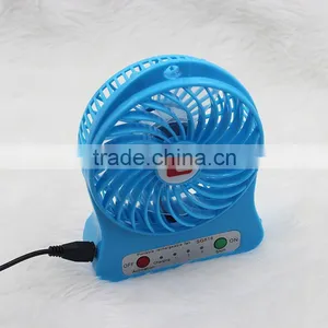 2016 China Factory Supply Fashionable Wind Power Mini Portable Charging Fan thumbnail-6