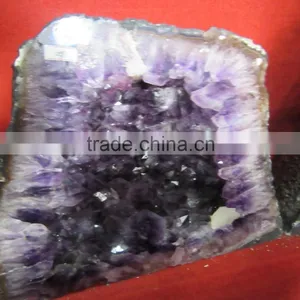Rough Healing Large Brazil Amethyst Geode for Sale thumbnail-3