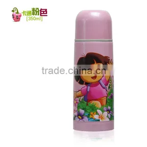 Double Wall 350ml Stainless Steel Vacuum Flask for Kids Gifts thumbnail-1