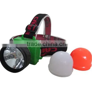 China Factory Bulk Sale Cheap ABS Plastic 5MM LED High Power Mult-function Good Strap Mining Headlamp thumbnail-1