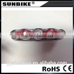 Factory New Style Well Nice 5 Led Adjustable Red Led Tail Bike Light thumbnail-1
