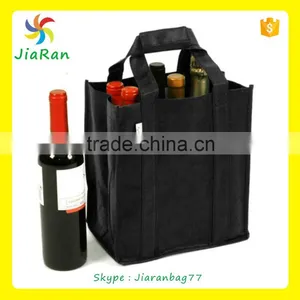 2015 Wine Tote Bag, 6 Bottle Wine Bag, Non Woven Wine Bag thumbnail-2