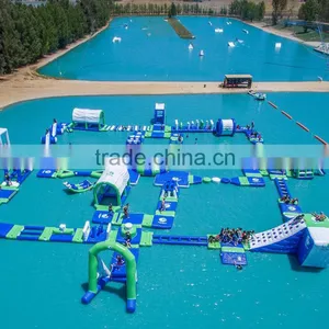 0.9mm PVC Adult Amazing Inflatable Water Park Equipment For Sea thumbnail-1